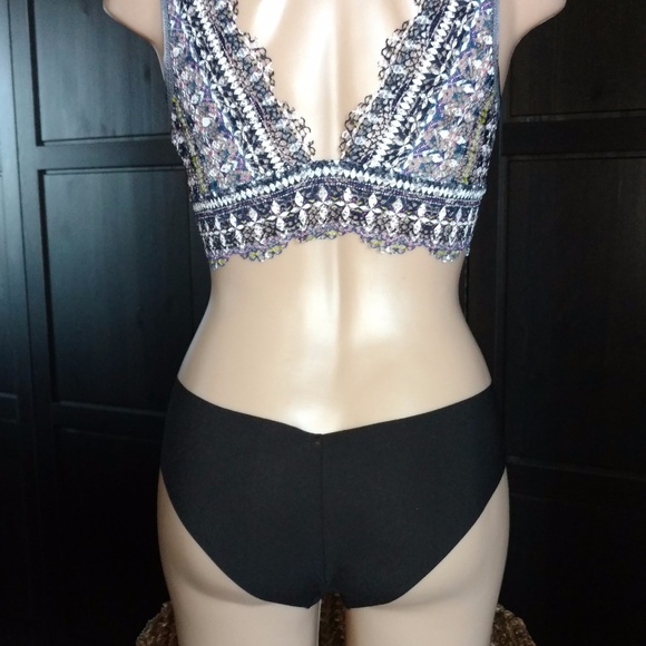 Plunge Bralette Fairisle NWOT & Cheeky Panty NWT - Picture 6 of 8