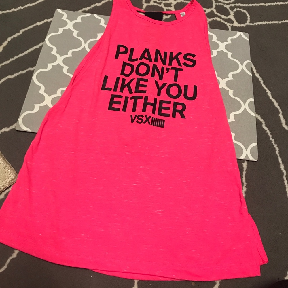 Vs xs planks don't like you either muscle tank