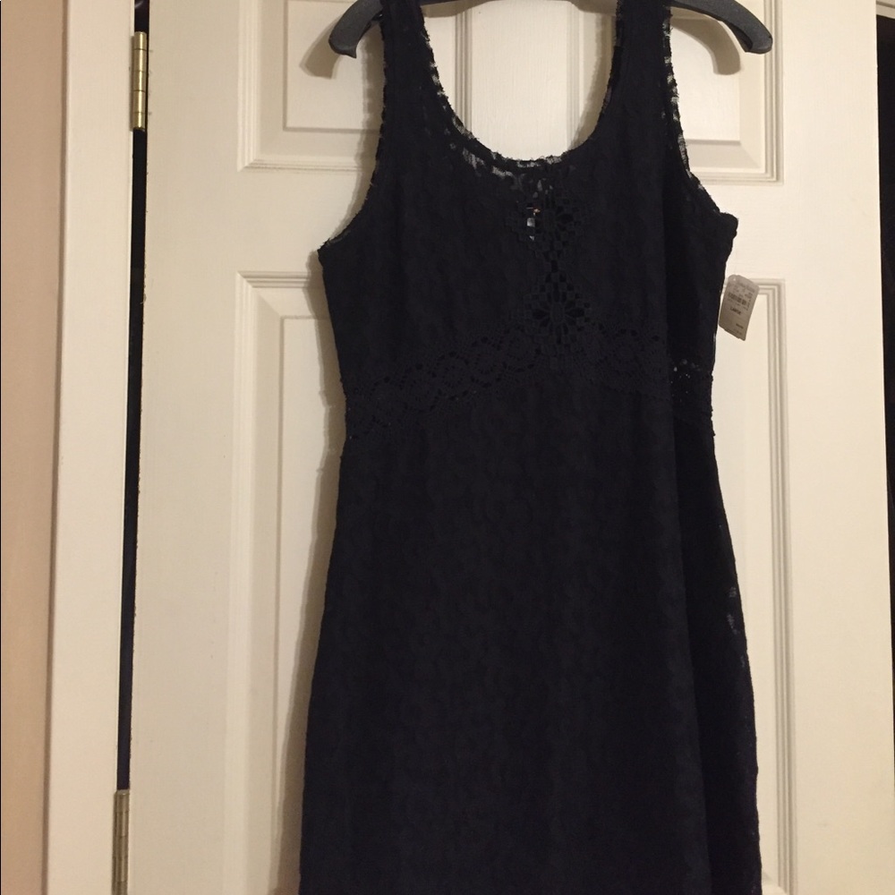 Free People black lace dress