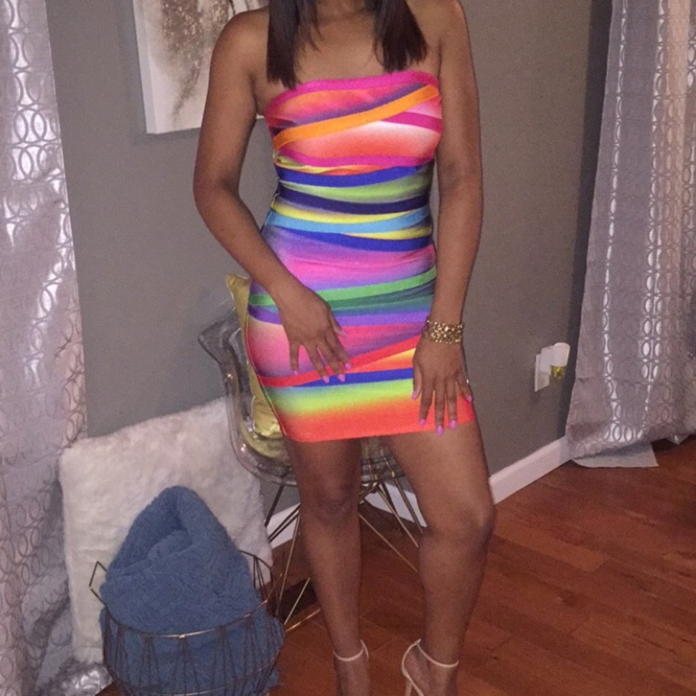 Multicolored dress