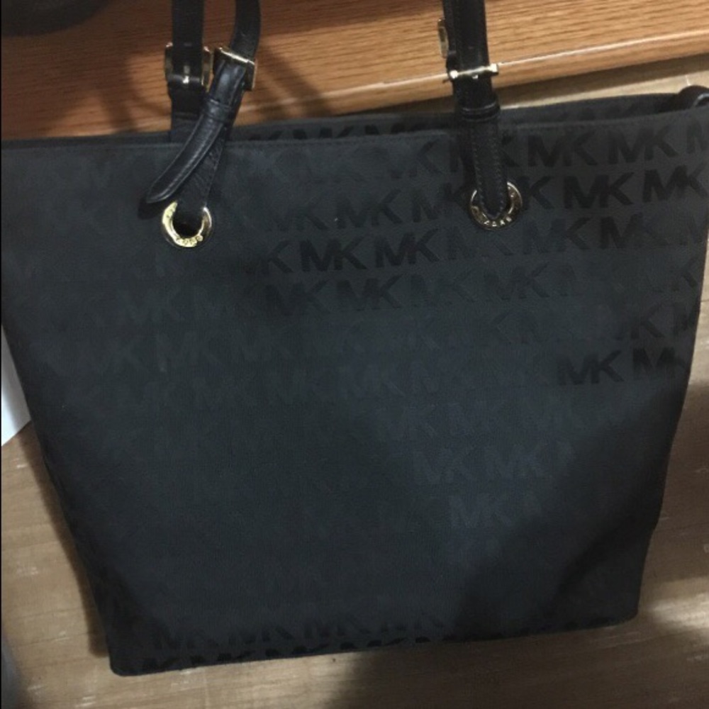 Black MK Monogram bag