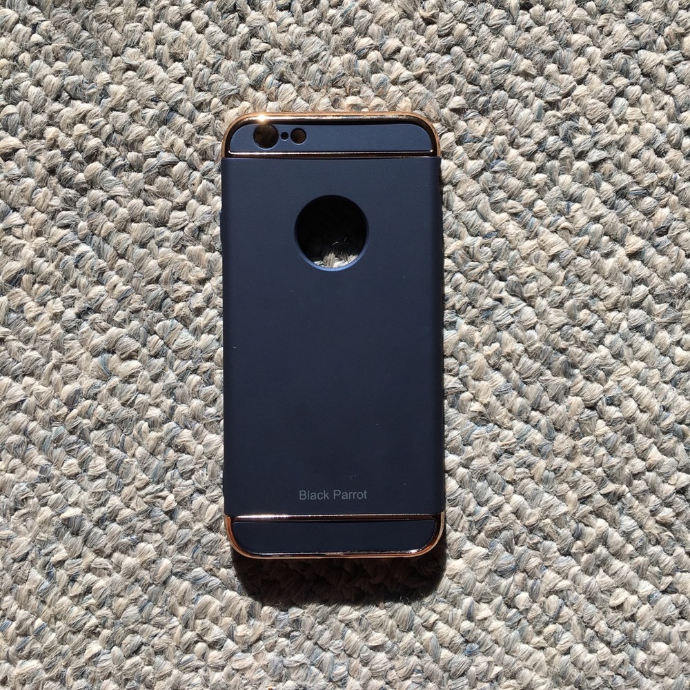 Blue and gold iPhone 6s case