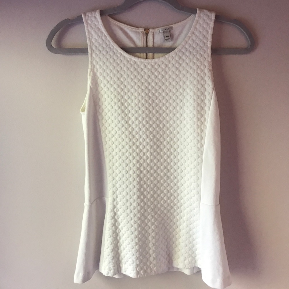 XXS J. Crew peplum top
