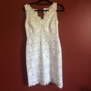 Ann Loft Lace Cut Out Dress