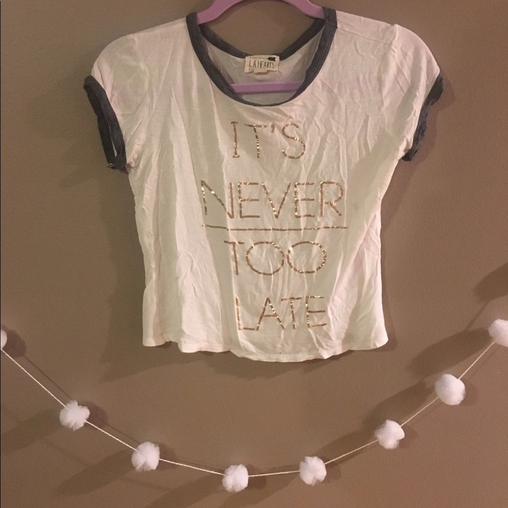 It's Never Too Late Crop Top