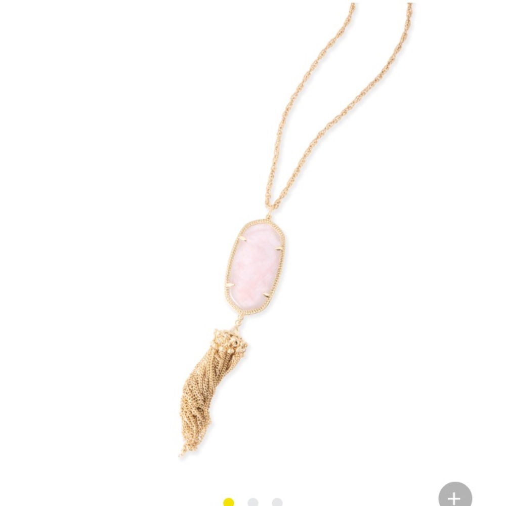 Kendra Scott Rayne Necklace is Rose Quartz