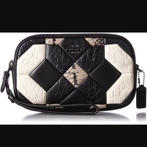 Coach Exotic Patchwork Bag Snakeskin Convertible