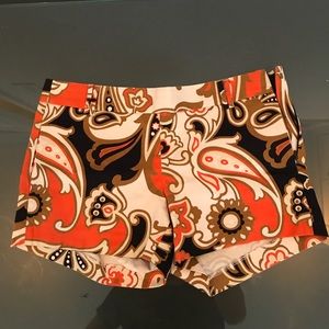JCrew Paisley Shorts