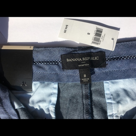 Banana Republic Hampton chambray shorts, sz 8 - Picture 4 of 5