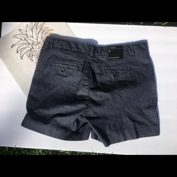 Banana Republic Hampton chambray shorts, sz 8 - Picture 5 of 5