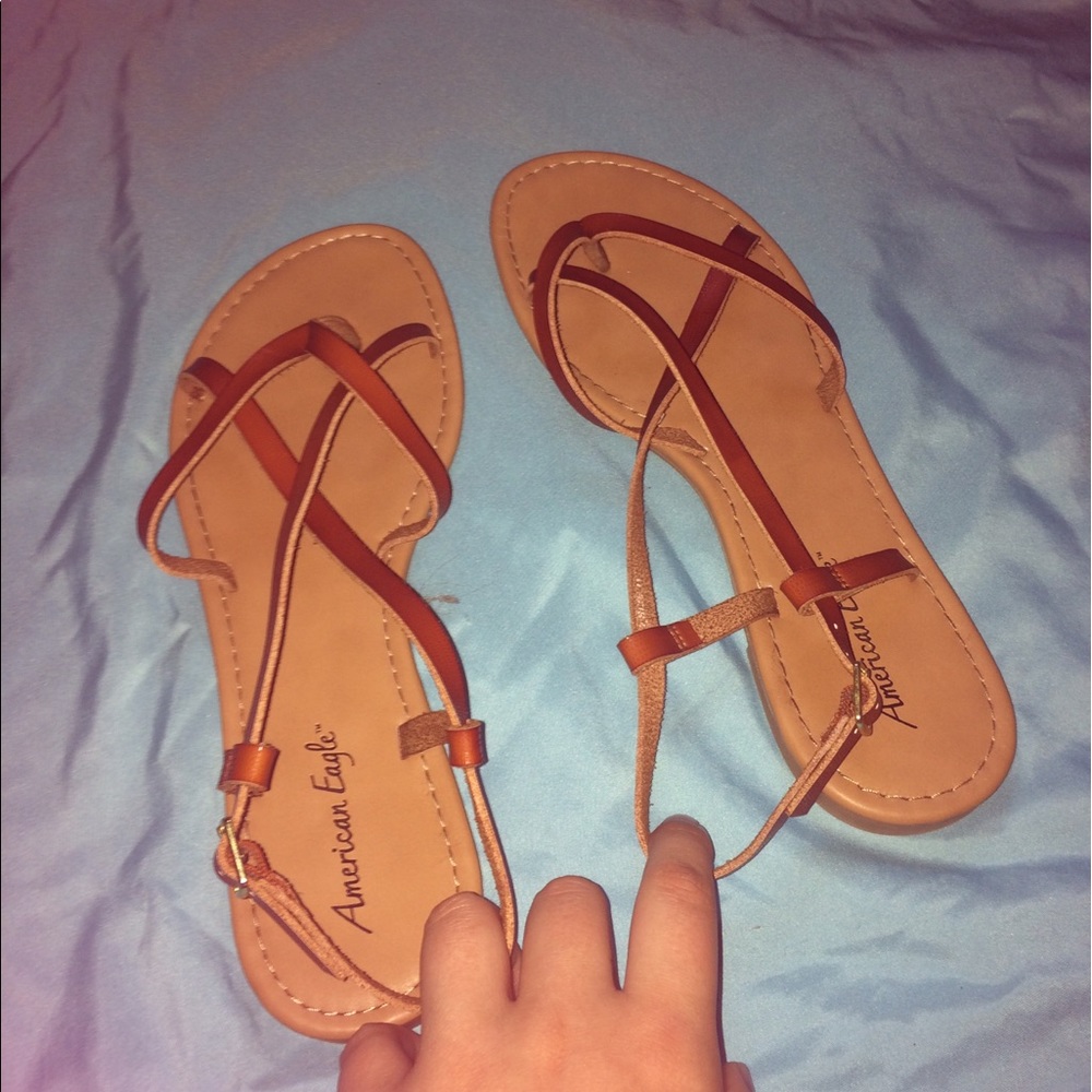 Tan sandals!