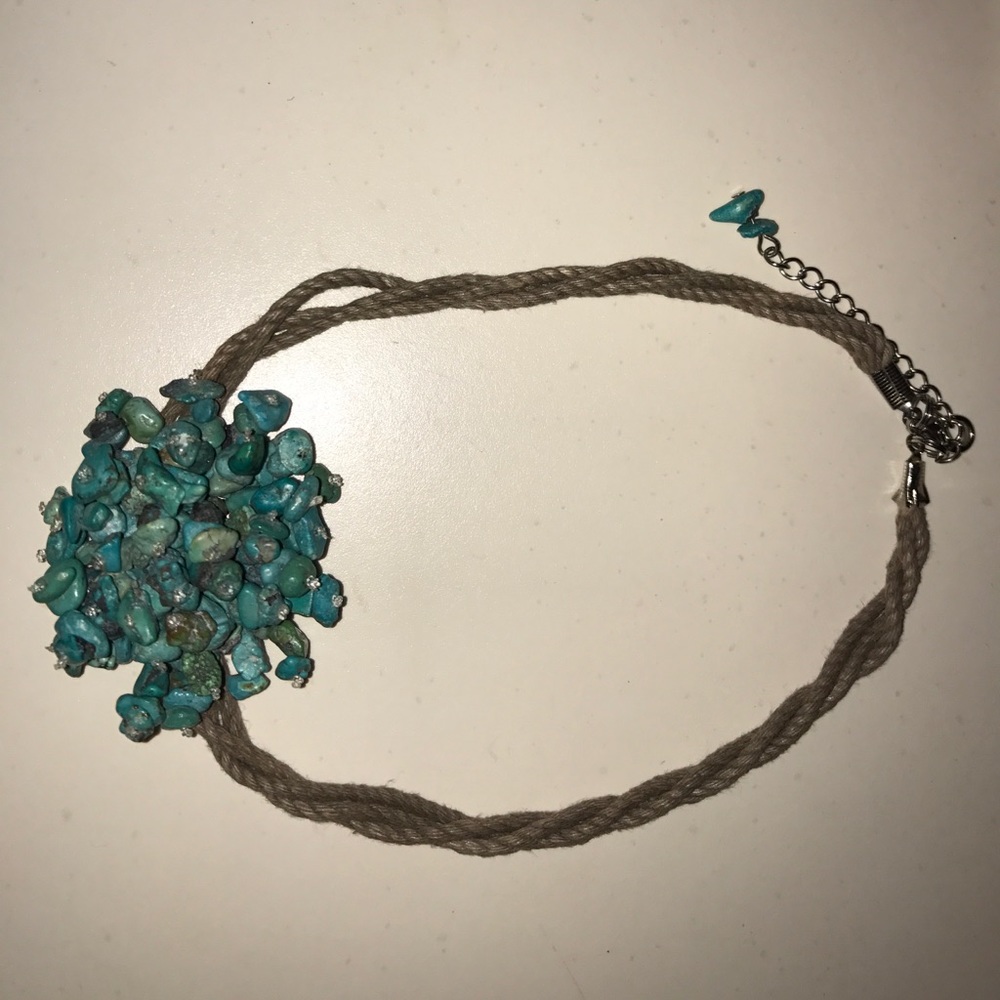 Blue choker