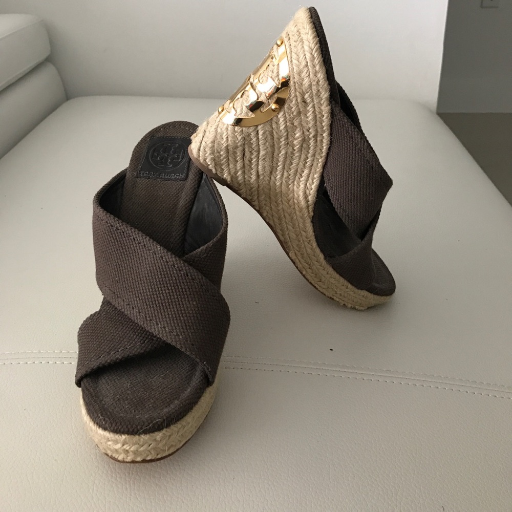 Tory Burch Brown wedges