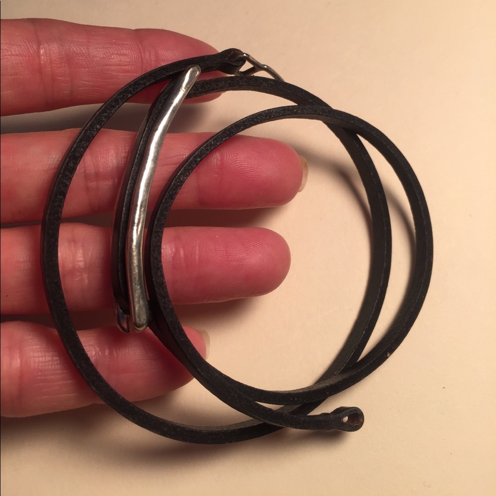 Leather wrap bracelet - Picture 3 of 4