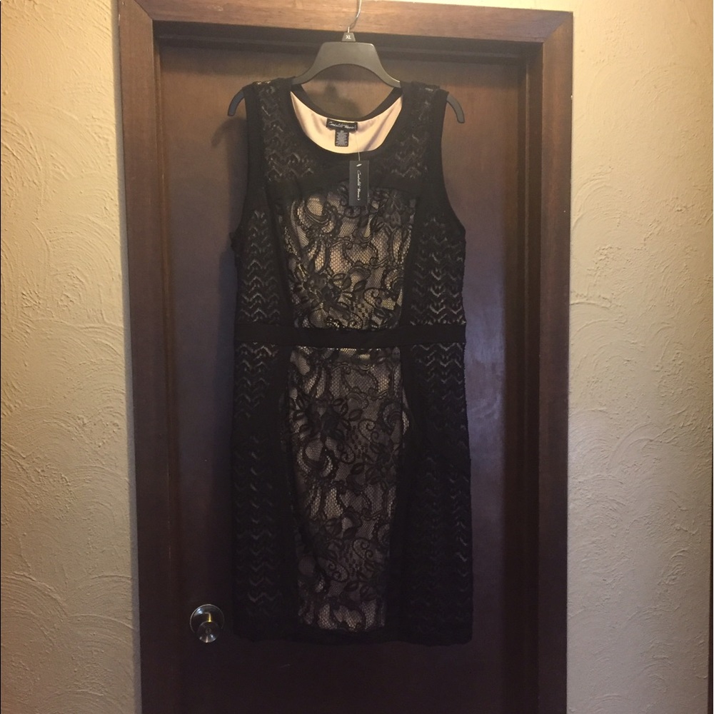 NWT Black lace dress