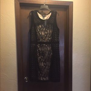 NWT Black lace dress