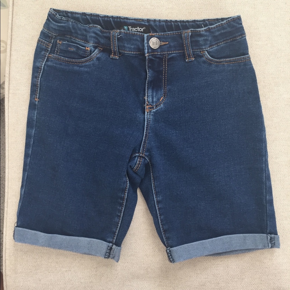 Girls Tractor Jegging Shorts 10