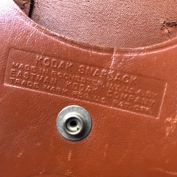 Kodak Snapsack - Cute Leather Crossbody Purse Vtg - Picture 3 of 8