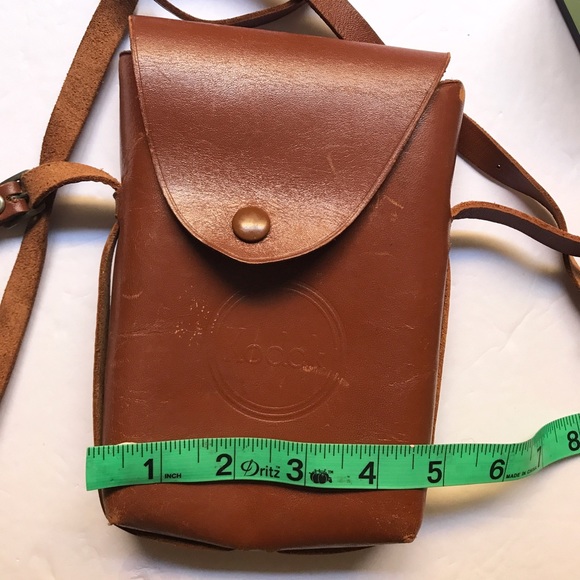 Kodak Snapsack - Cute Leather Crossbody Purse Vtg - Picture 4 of 8