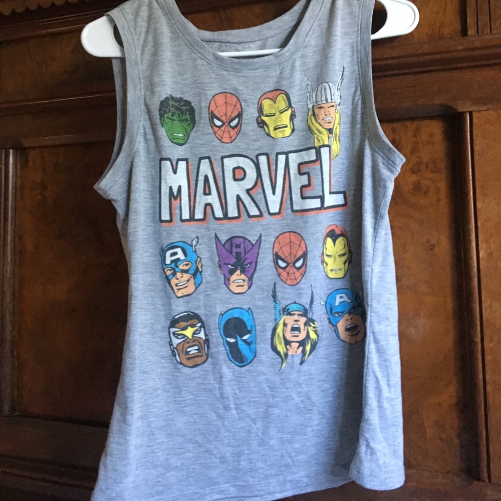 Target marvel comic tank top
