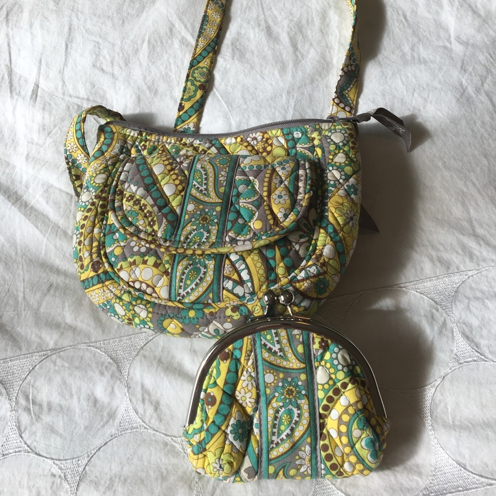 Vera Bradley purse and wallet/ change purse!