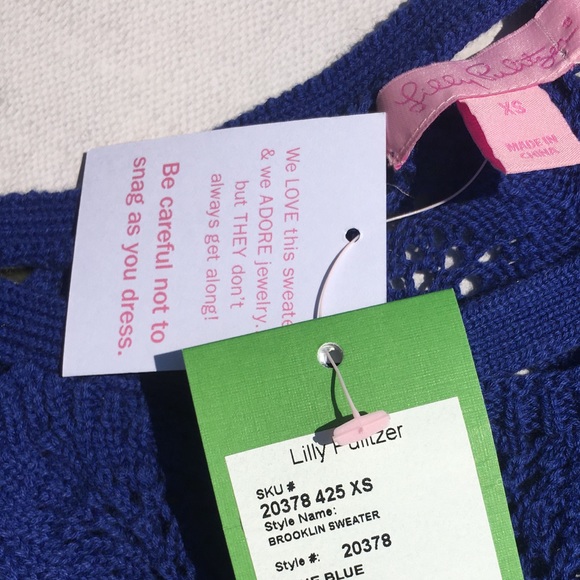 Lilly Pulitzer Brooklyn sleeveless sweater, sz XS - Picture 6 of 6