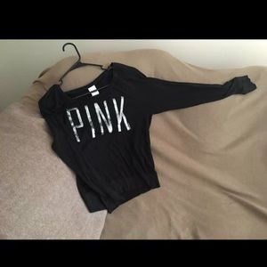 Pink Victoria secret long sleeve with sequins