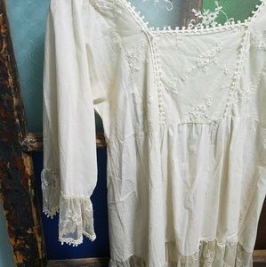 Boho Peasant Top