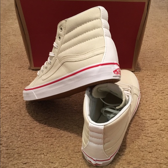 Vans Leather Canvas SK8Hi Slim - Picture 3 of 4