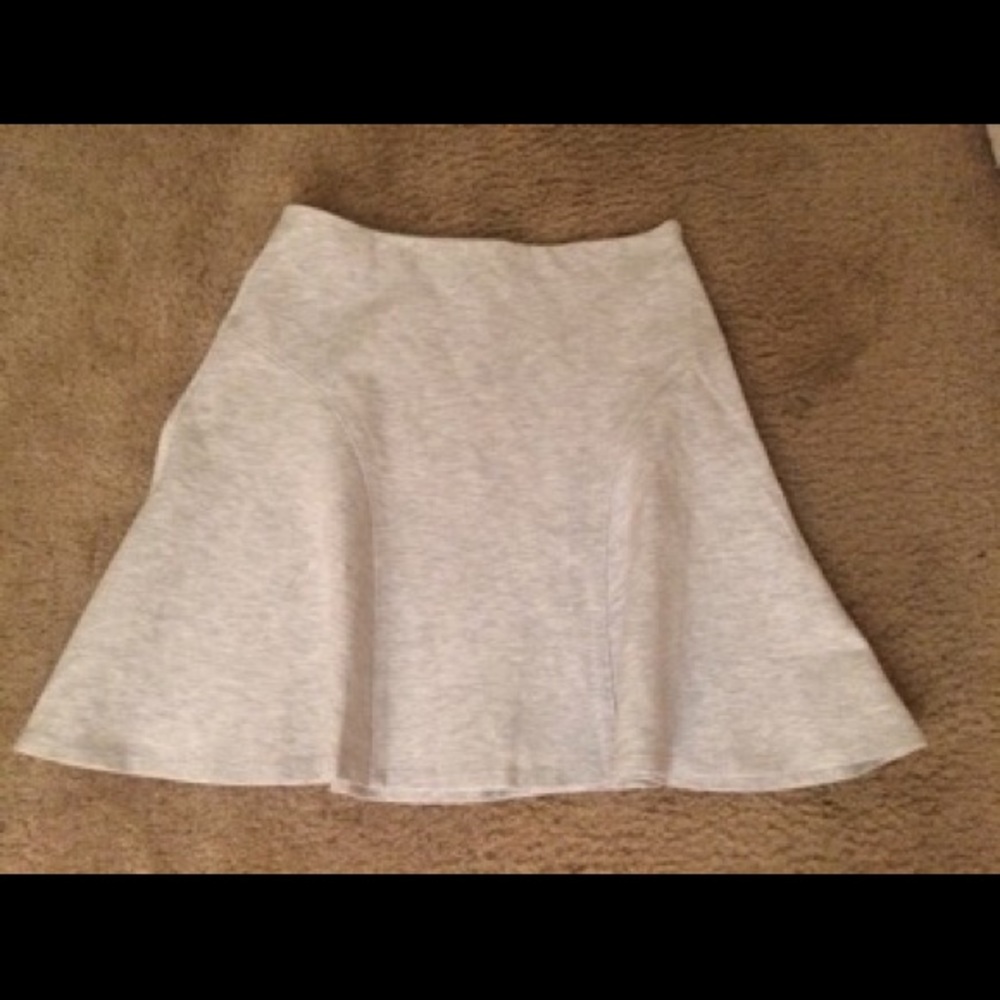 Banana Republic gray skater skirt