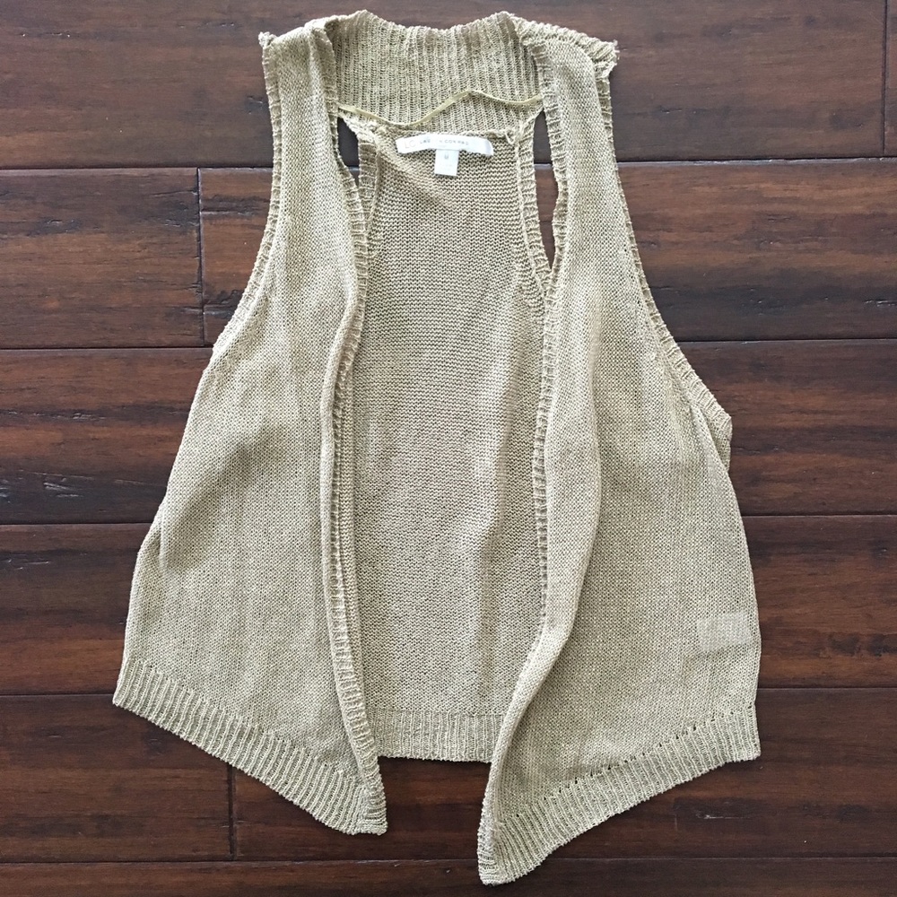 Lauren Conrad Gold Vest