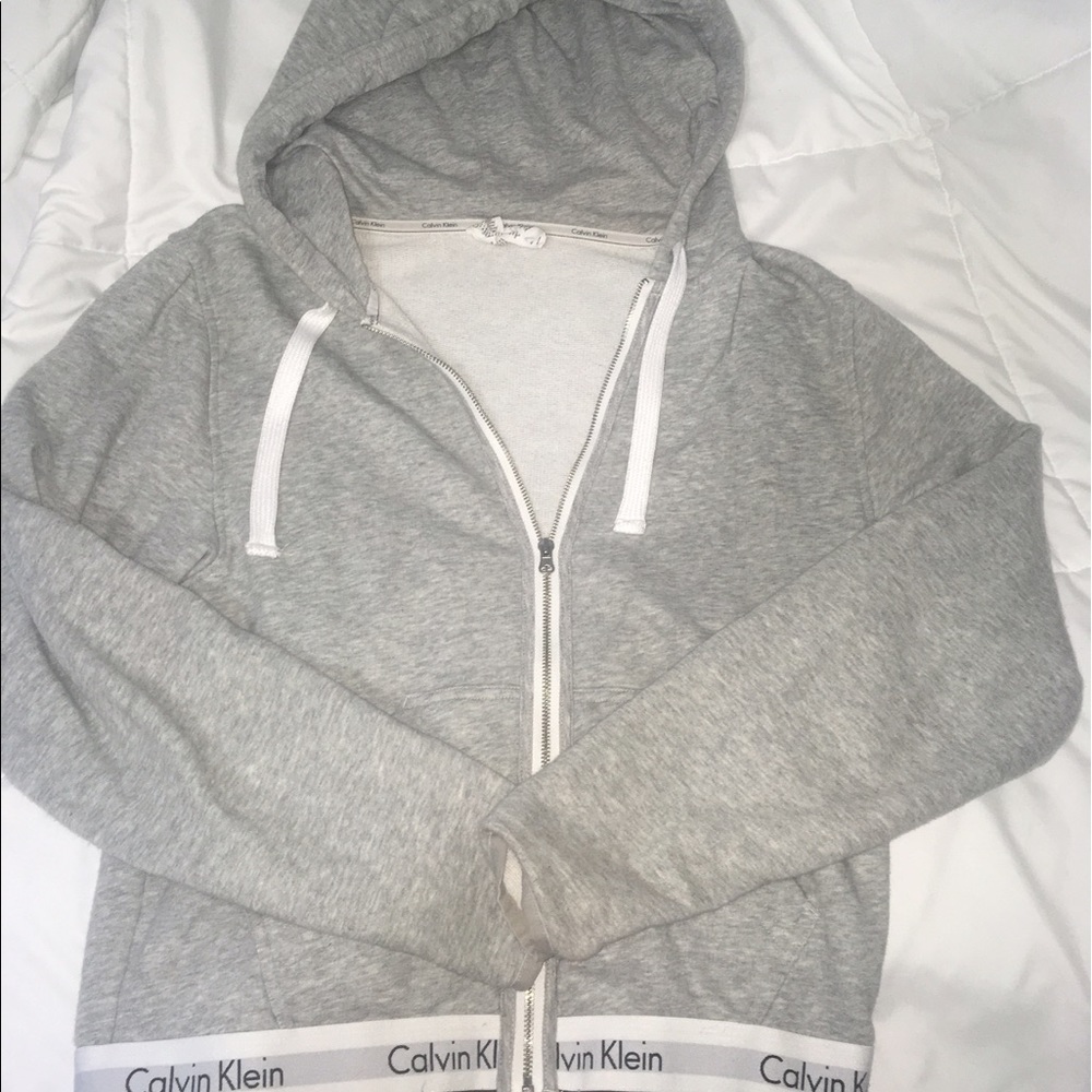 Calvin Klein zip up sweatshirt