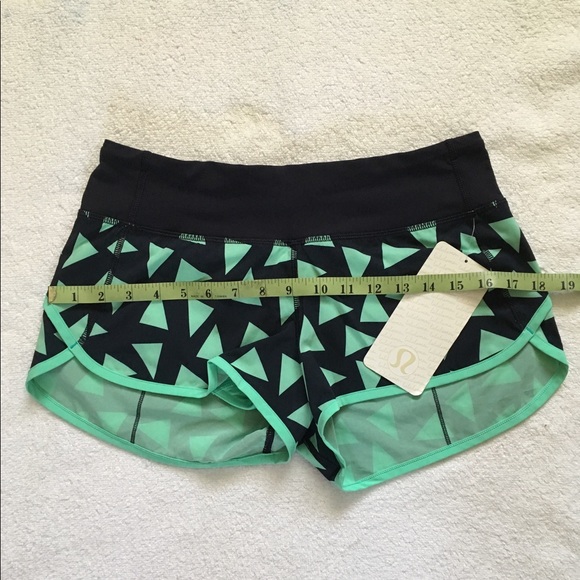 NWT Lululemon Menthol Navy Nachos Speed Shorts 4 - Picture 8 of 8