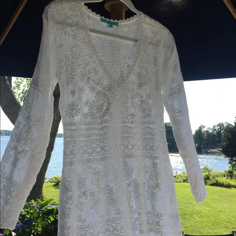Melissa Odabash embroidered beach tunic