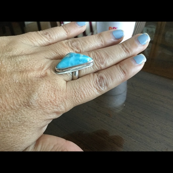 Larimar ring - Picture 2 of 4