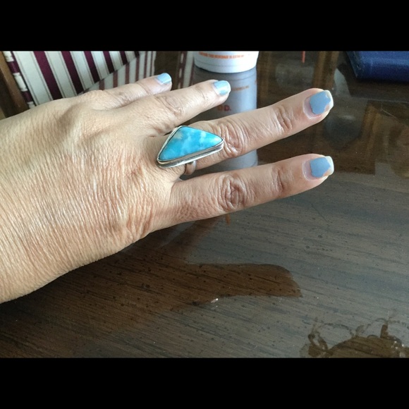 Larimar ring - Picture 4 of 4