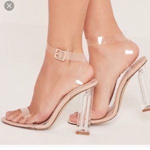 Shoes misguided clear