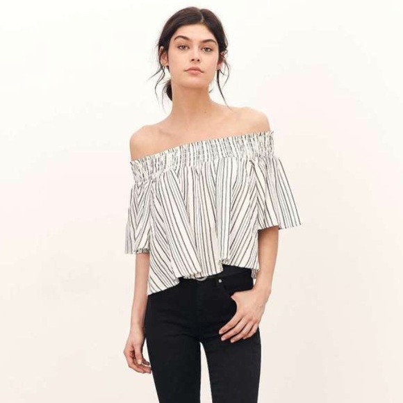 🕶 UO 🕶 Kimchi Blue Off-Shoulder Top - Picture 2 of 4