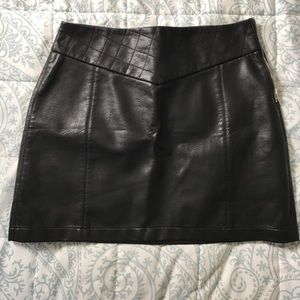 Zara mini skirt faux leather