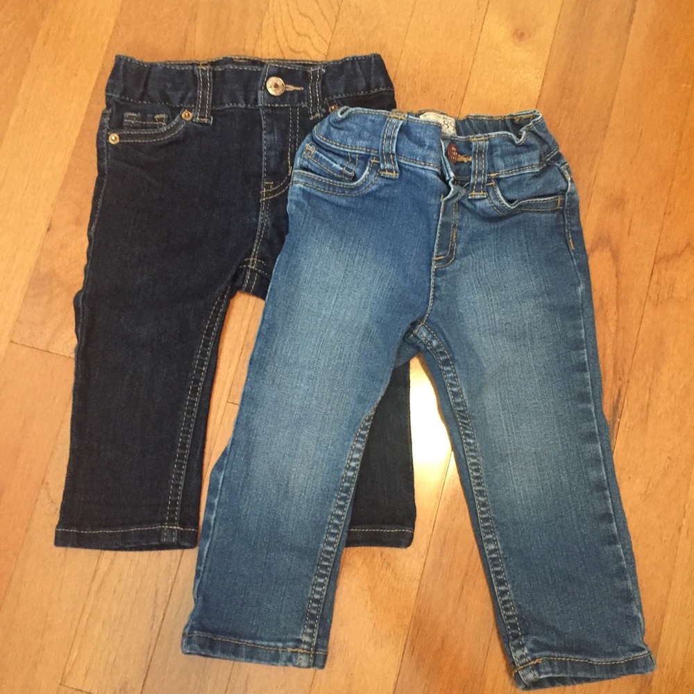 Set of Skinny Jeans Size 12-18 months