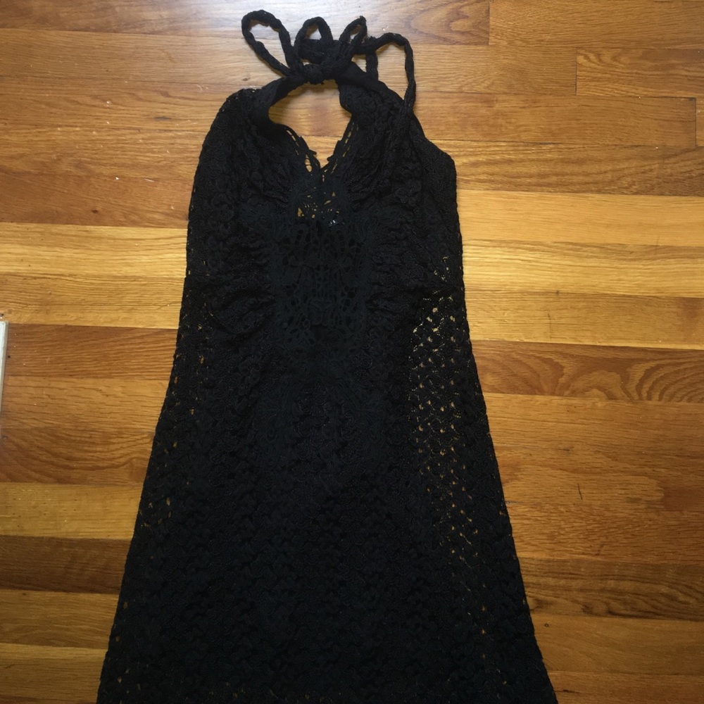 Black maxi dress