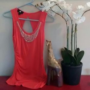 IZ Byer Tank Top Small Embellished