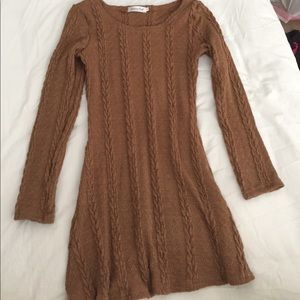 Brown Knit Dress