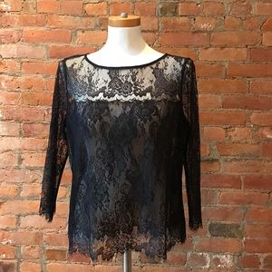 Allover lace top!!