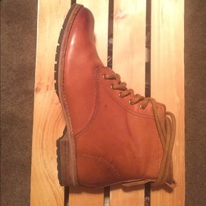 genuine leather ankle boots