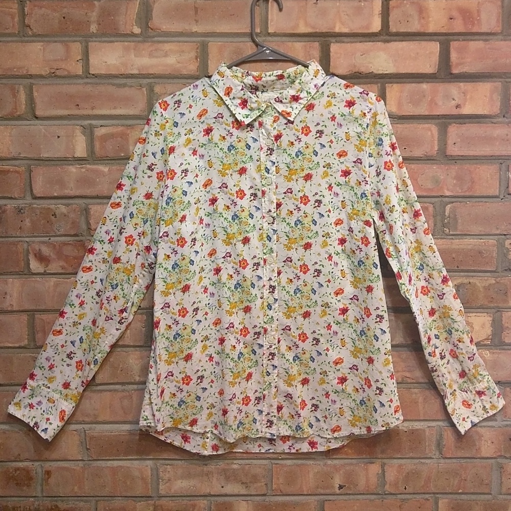 J.Crew The Perfect Shirt button-down in floral