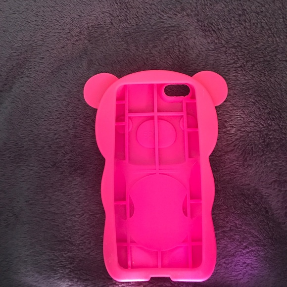 phone case 3D cute pink bear cover for iPhone 5c - Picture 2 of 3