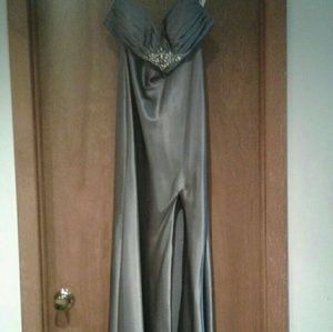 Long grey dress