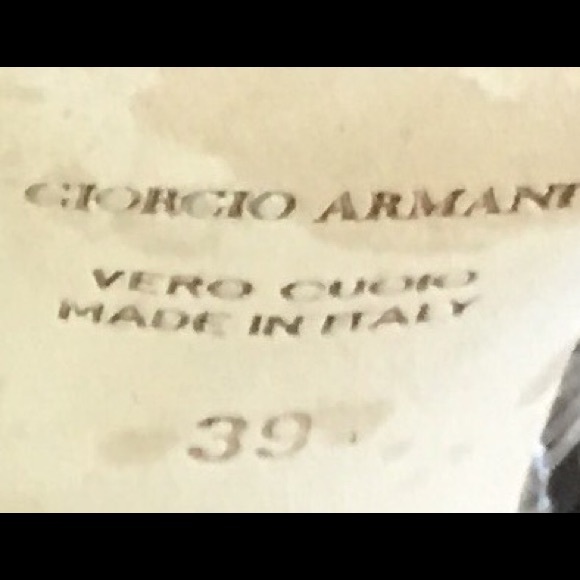 Armani Genuine Python Slingbacks - Picture 6 of 6