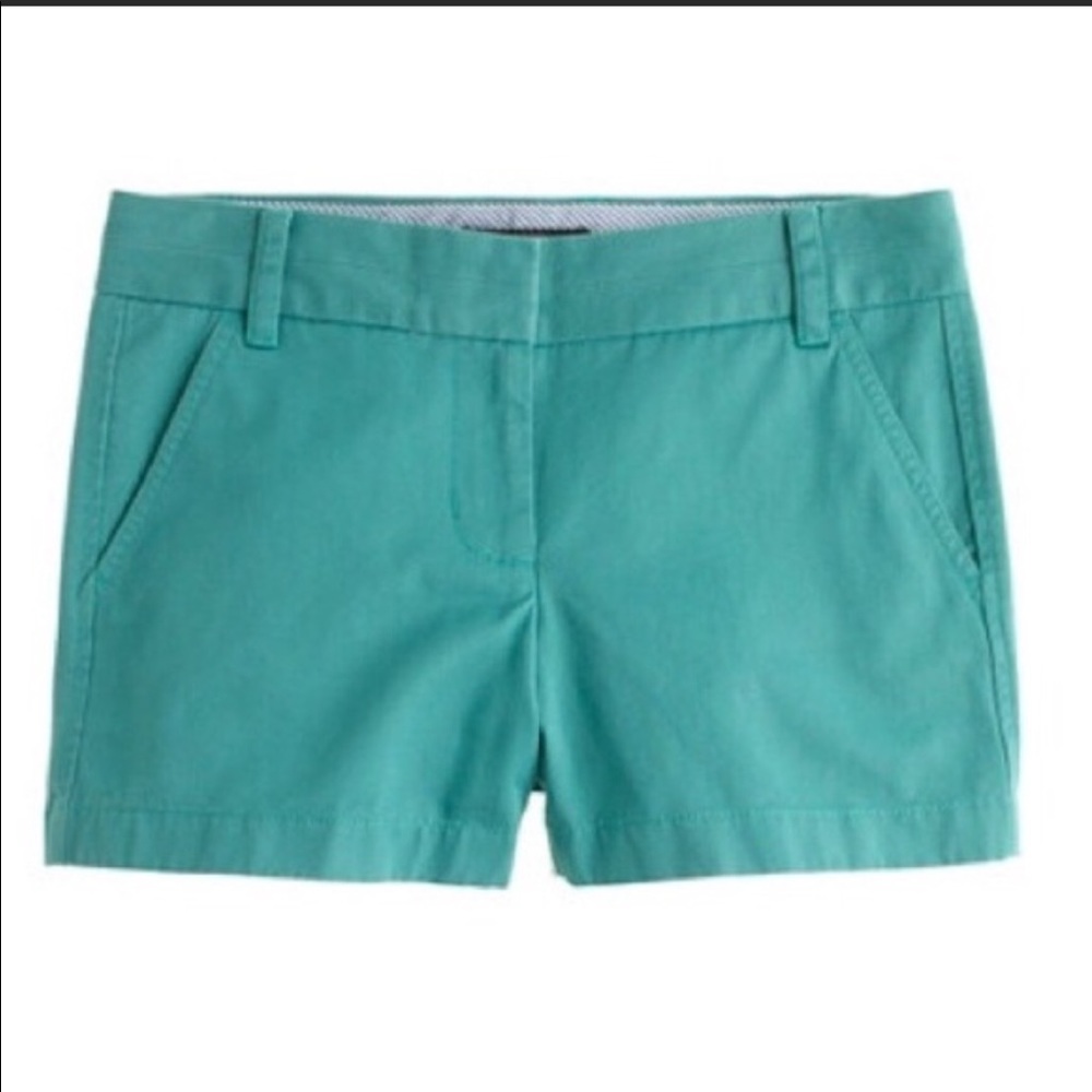 J Crew Teal Chino Shorts 🦋✨
